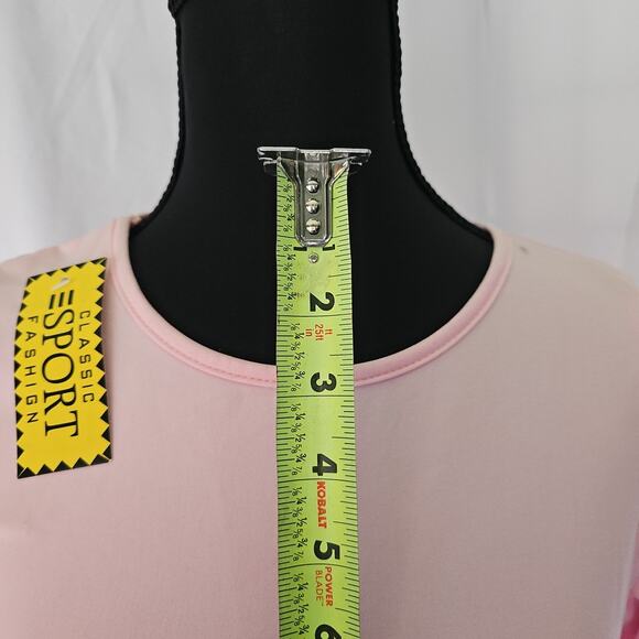 Pink stretchy fleece formal dress NWT *minor pilling see photos* size‎ small - Picture 7 of 16